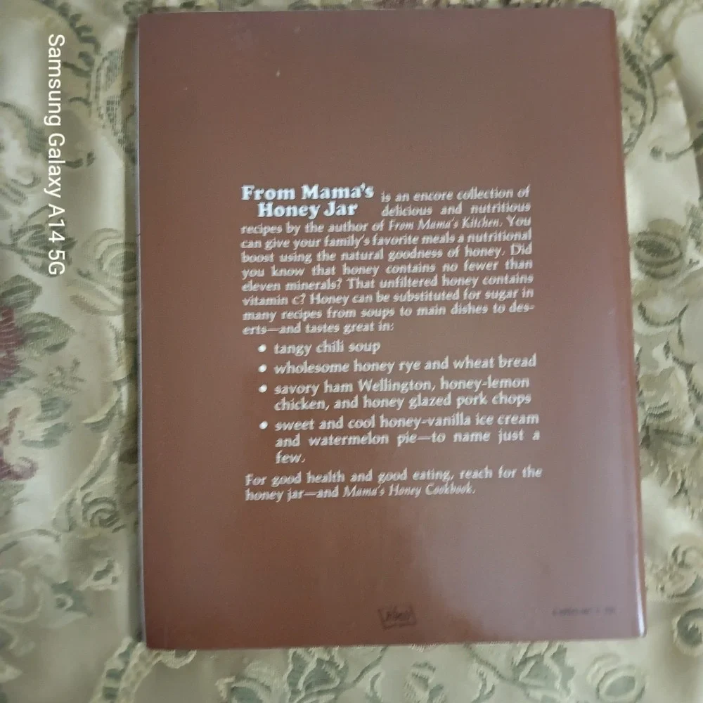 From Mama's Honey Jar Cookbook Catharine P Smith Ideals 1978 Vtg Honey Recipes